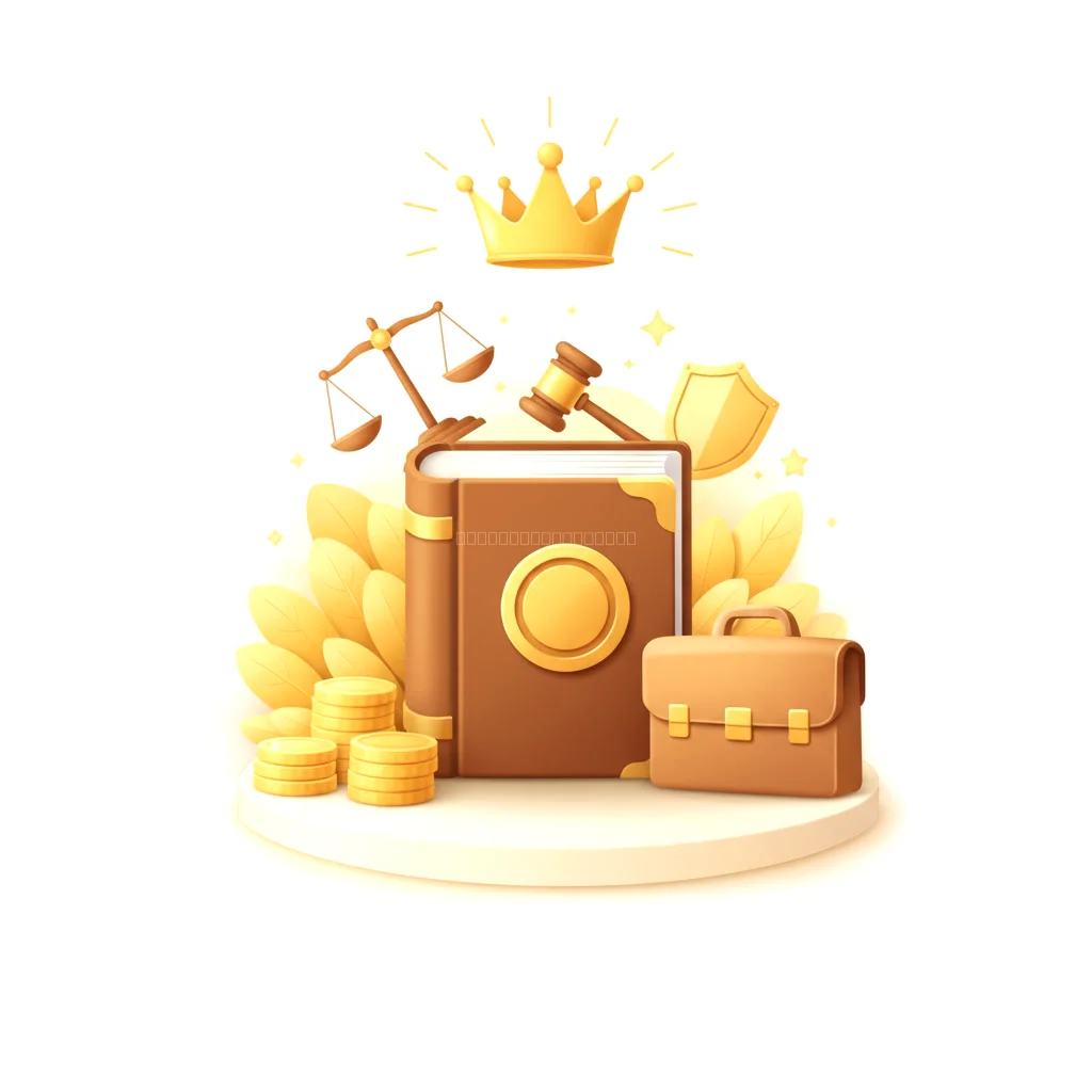 Premium package legal consultation icon